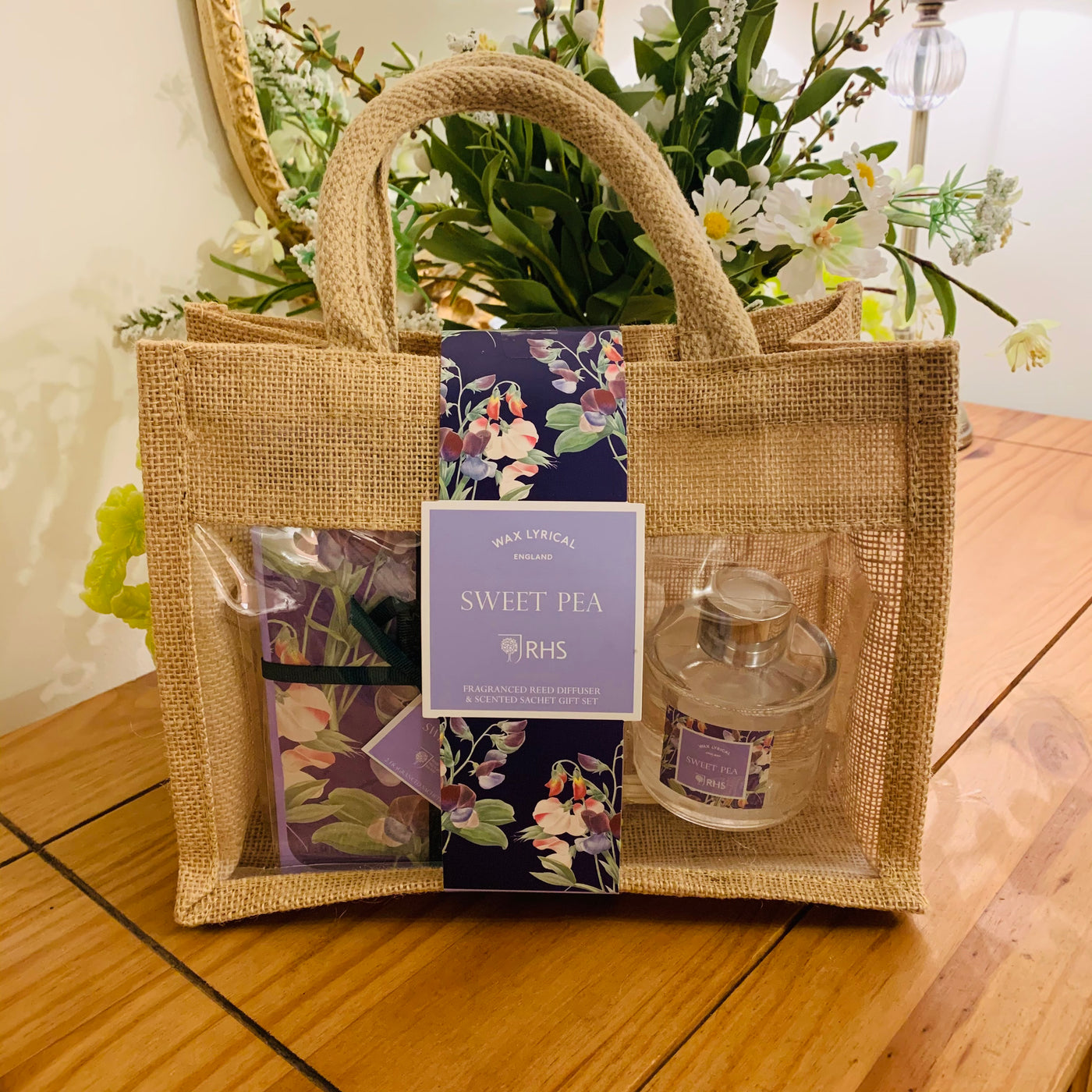 Sweet Pea Diffuser Gift Set Bag